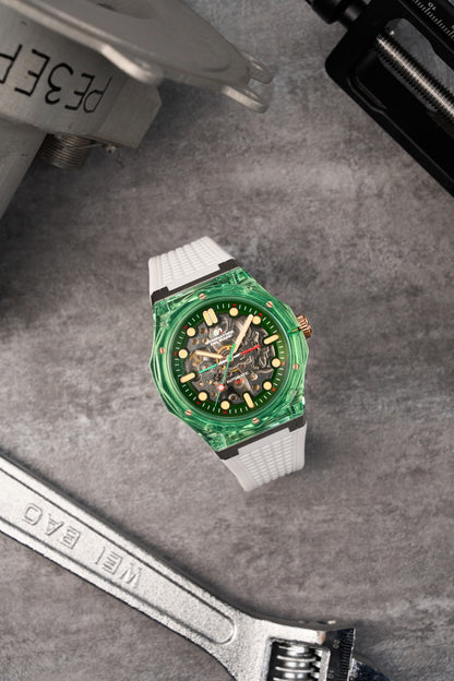 Dominatore Del Mare Men's 45mm Ravello Automatic Silicone Strap Watch