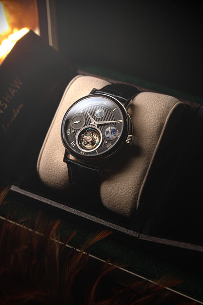 Thomas Earnshaw Men's 43mm Celestial Halley Mechanical Tourbillon Lmt Ed Watch