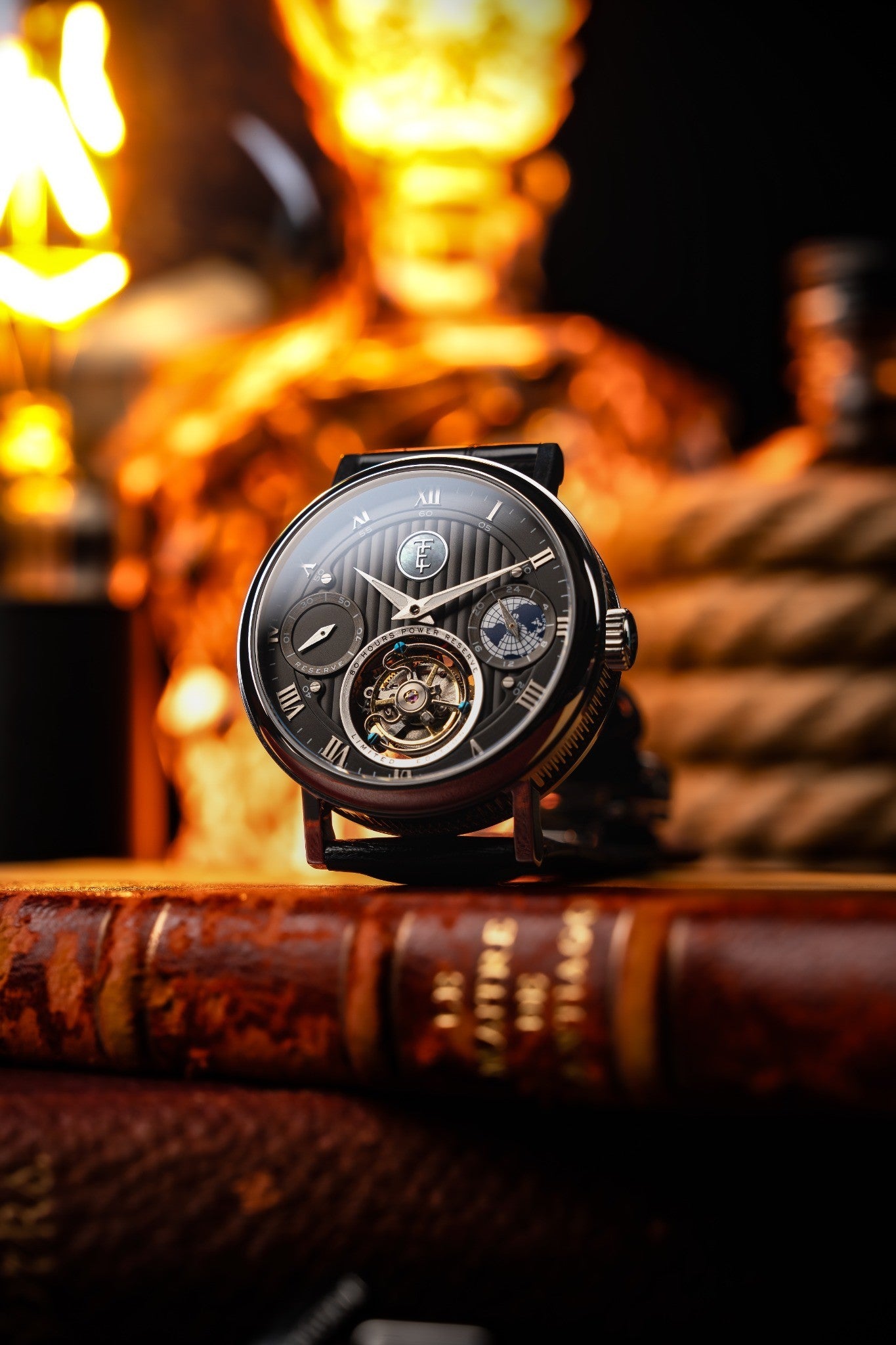 Thomas Earnshaw Men's 43mm Celestial Halley Mechanical Tourbillon Lmt Ed Watch