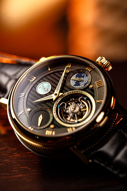 Thomas Earnshaw Men's 43mm Celestial Halley Mechanical Tourbillon Lmt Ed Watch