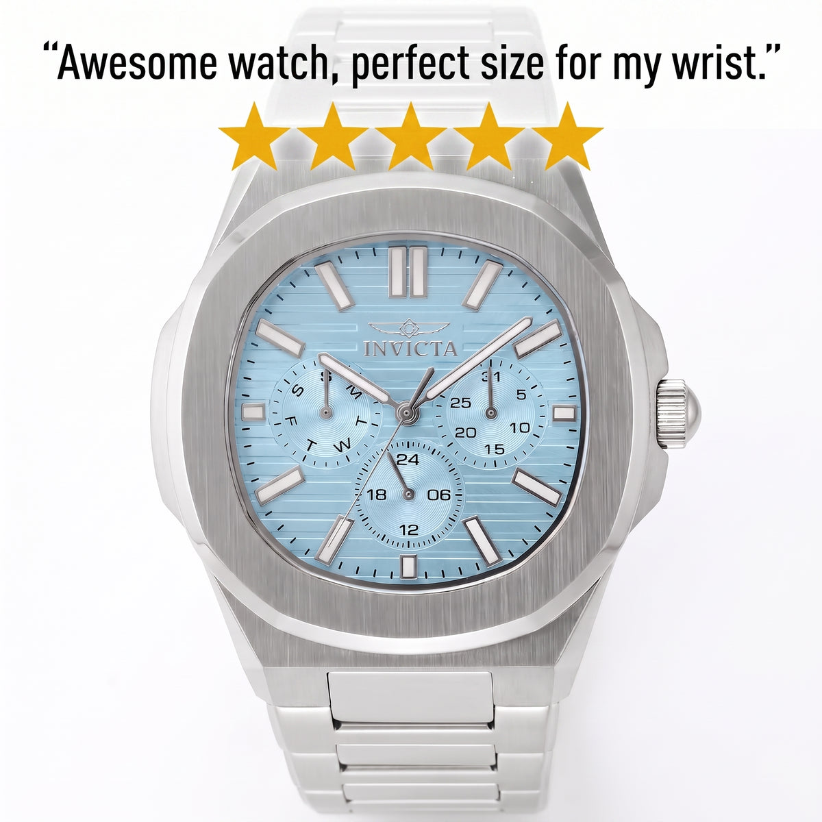 Invicta Men's 41mm Speedway Quartz Blue Dial Watch