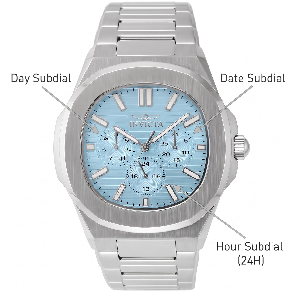 Invicta Men's 41mm Speedway Quartz Blue Dial Watch
