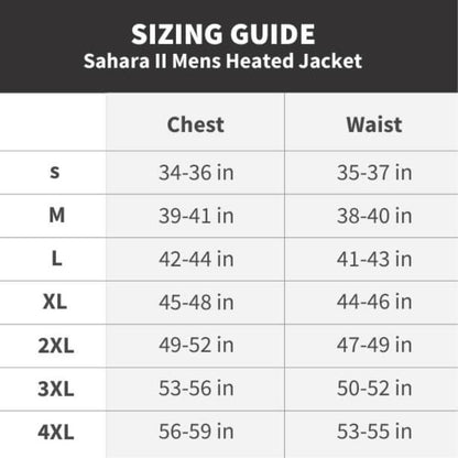 Gobi Heat Men's Sahara II Heated Jacket
