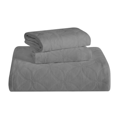 Superior "Serenity" Cotton Jacquard Celtic Circle Bedspread Set