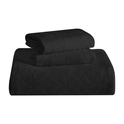 Superior "Serenity" Cotton Jacquard Celtic Circle Bedspread Set