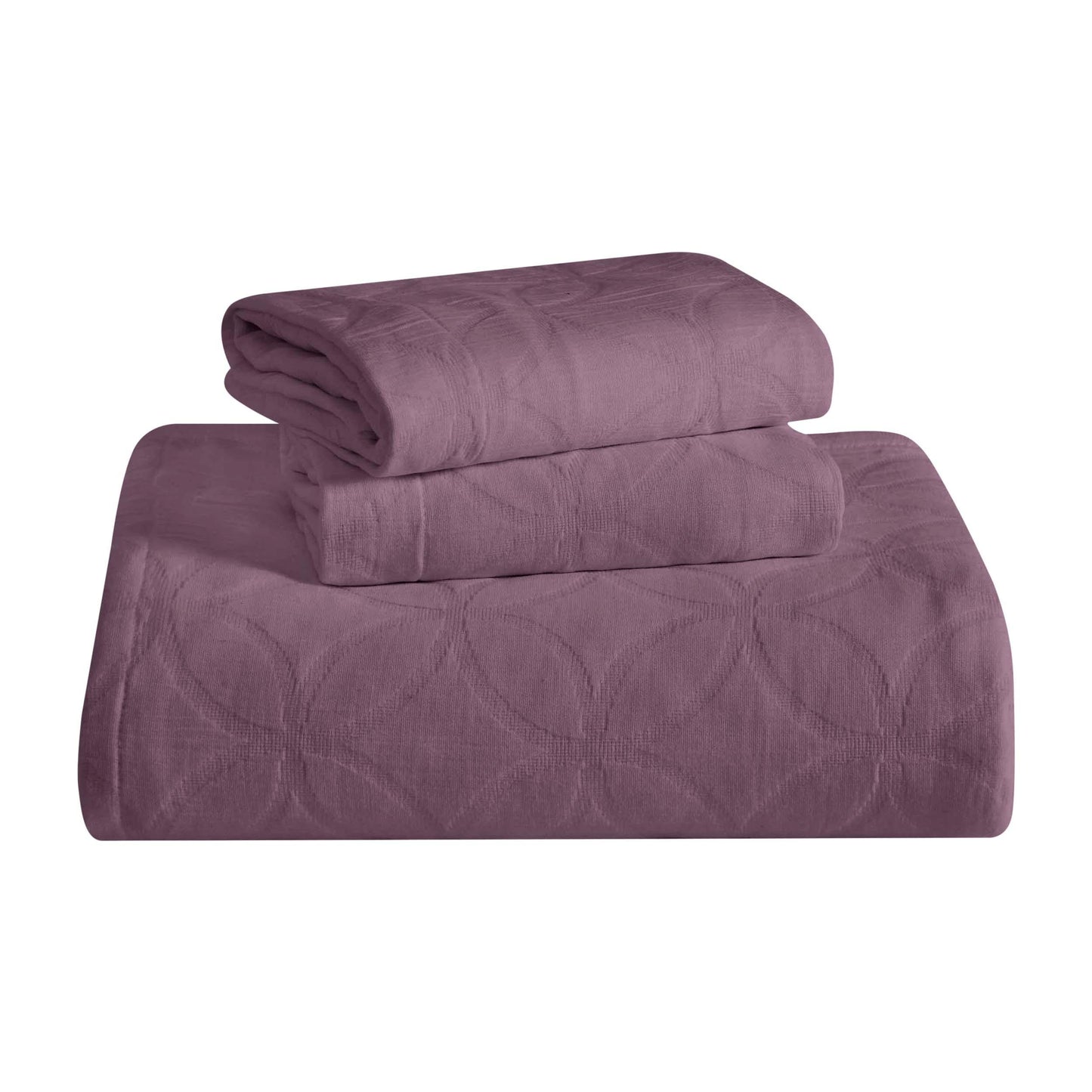 Superior "Serenity" Cotton Jacquard Celtic Circle Bedspread Set