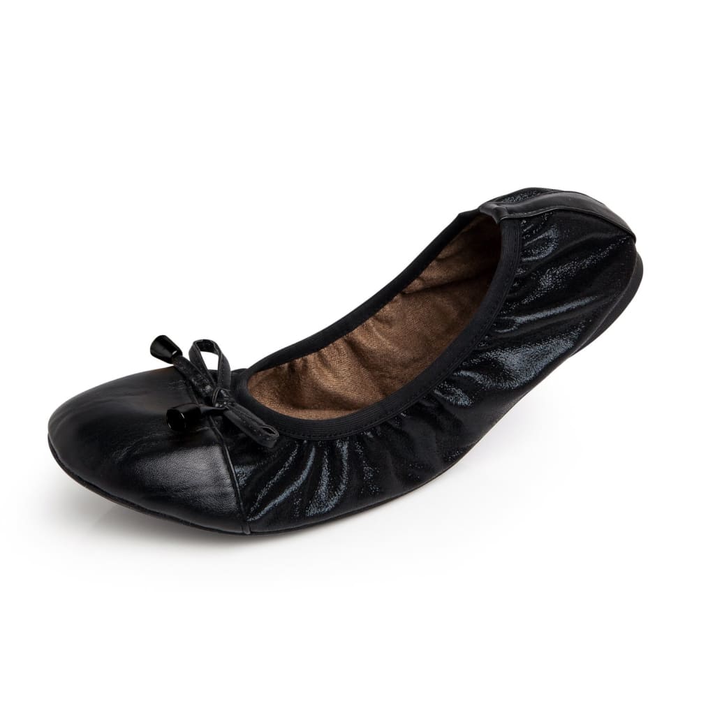 Talaria Flats Premium Black Flats