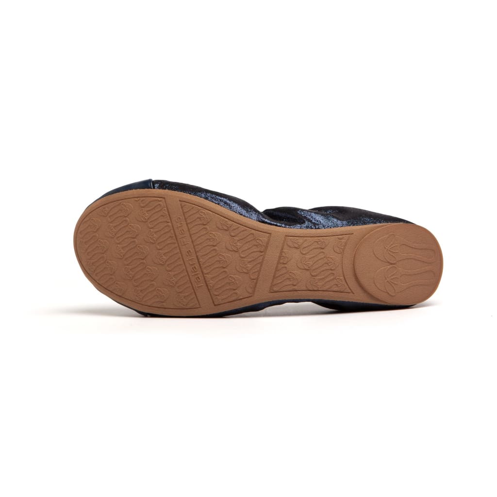 Talaria Flats Premium Navy Blue Flats