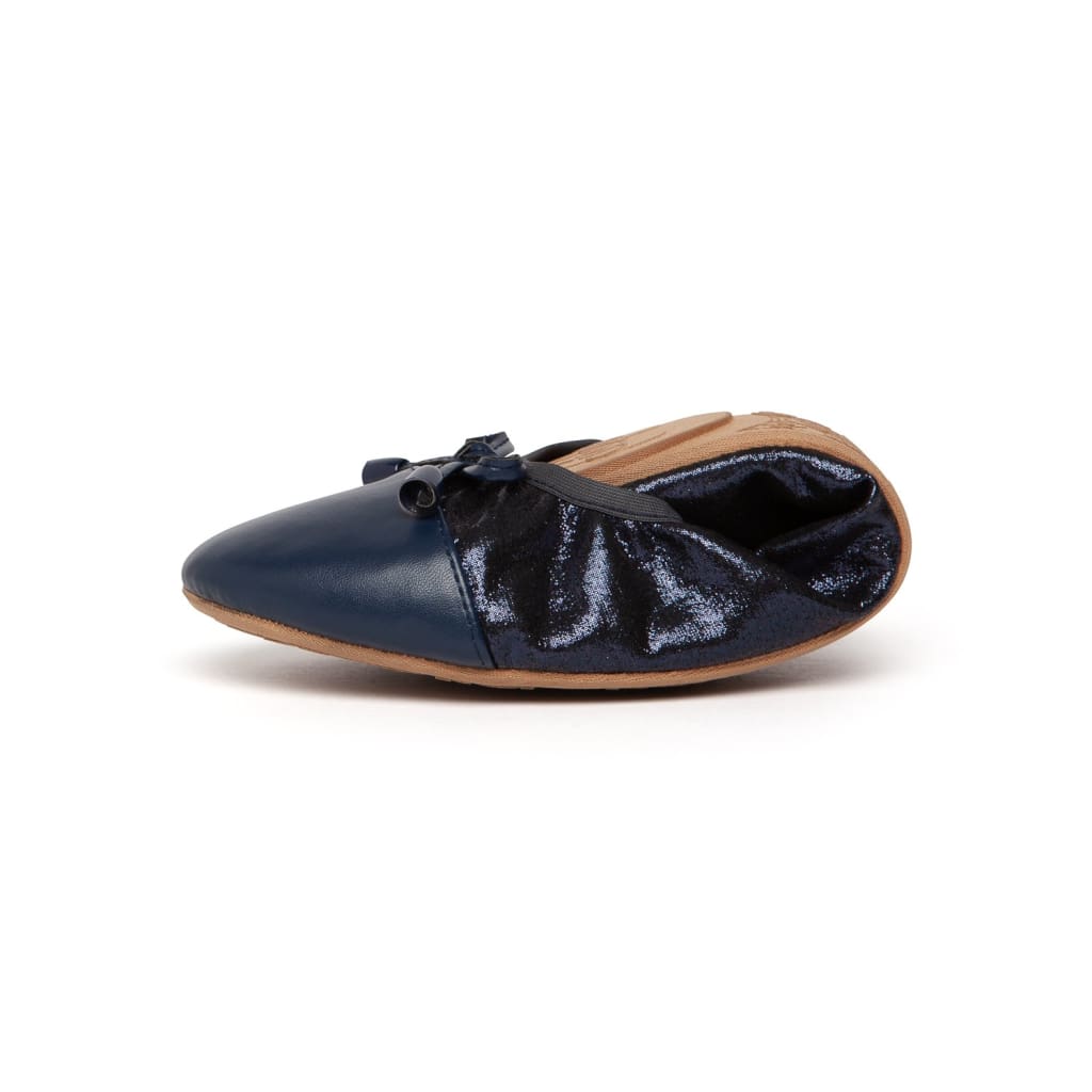 Talaria Flats Premium Navy Blue Flats