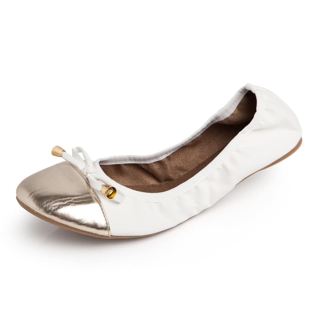 Talaria Flats Premium White Flats