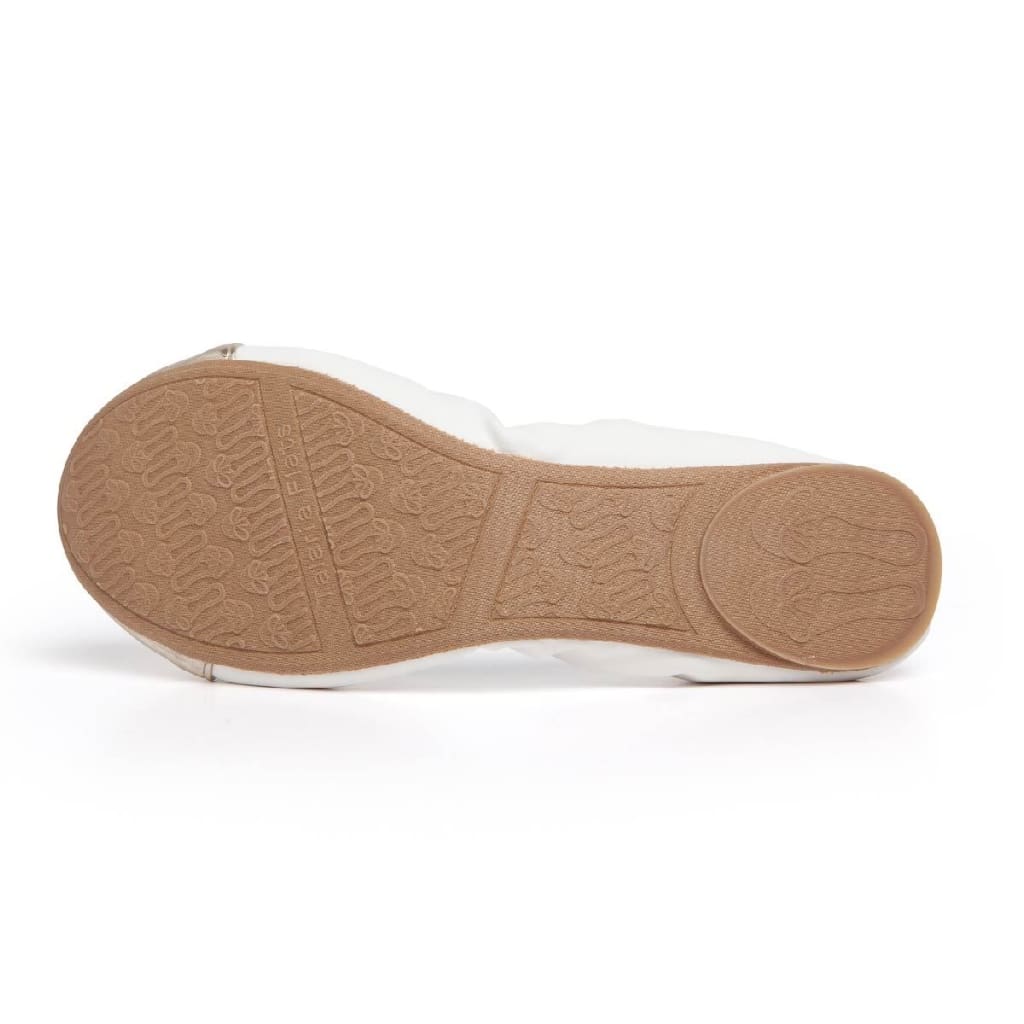 Talaria Flats Premium White Flats
