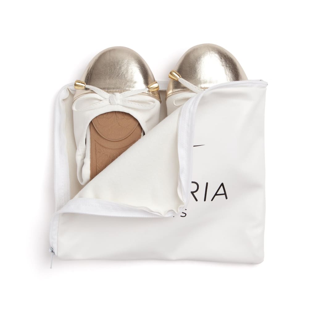 Talaria Flats Premium White Flats