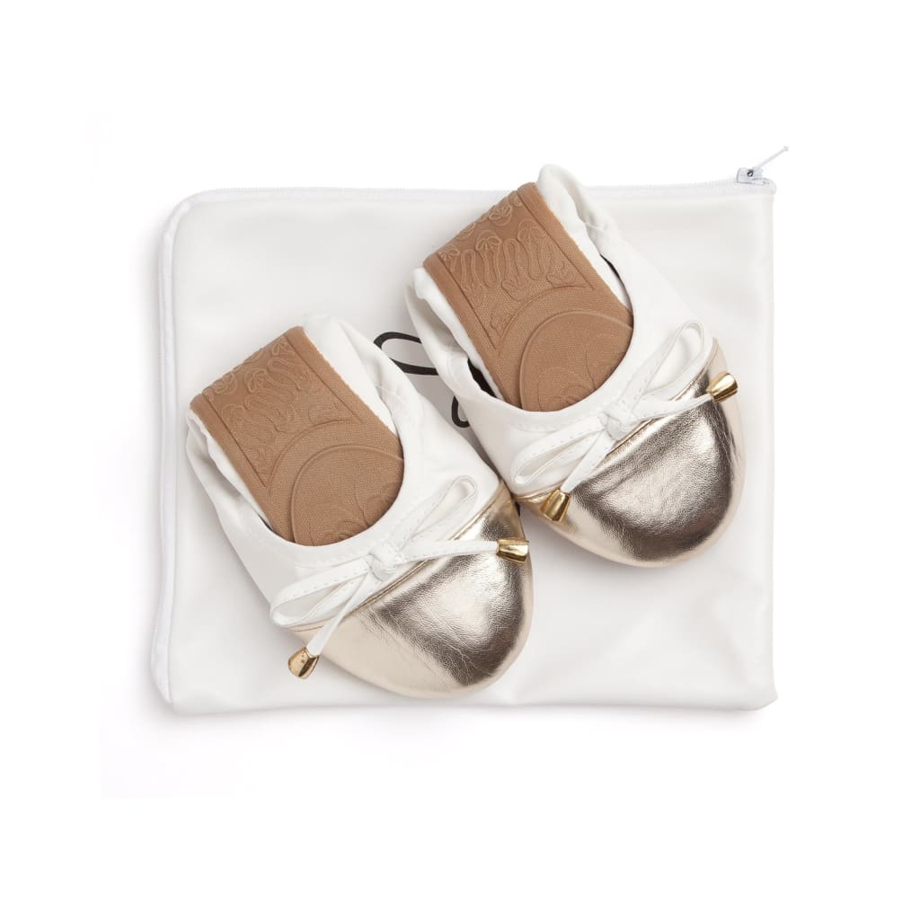 Talaria Flats Premium White Flats