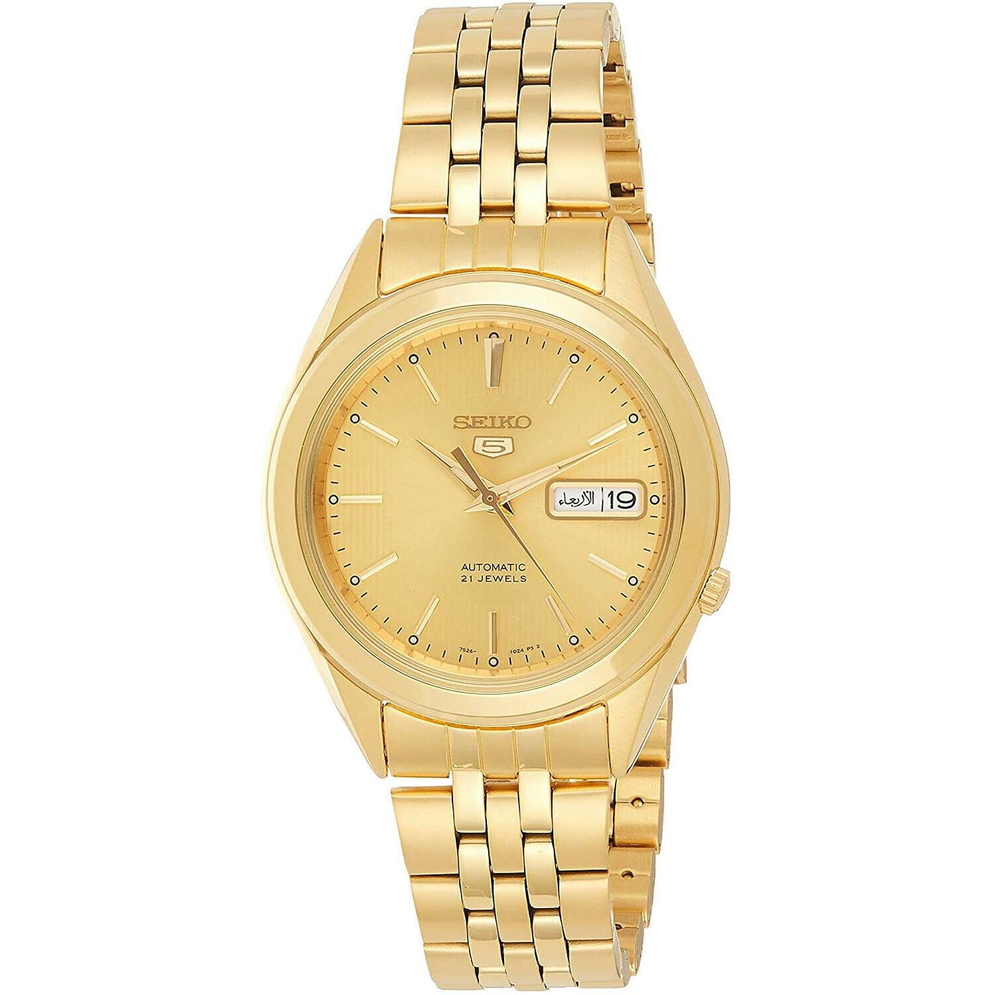 Seiko Men's Series 5 38mm Quartz Goldtone Bracelet Watch
