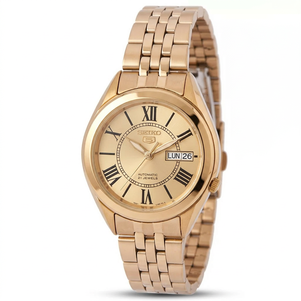 Seiko Men's Classic 38mm Automatic Goldtone Bracelet Watch