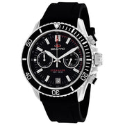 Seapro Men's 45mm Thrash Quartz Chronograph Date Silicone Strap Watch