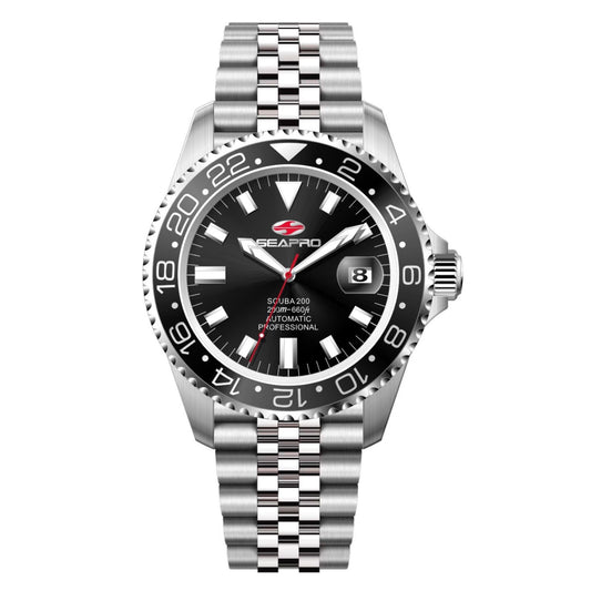 Seapro Men's 43mm Grand Meridian Automatic Date Bracelet Watch