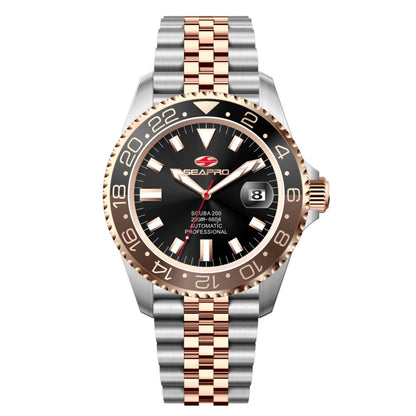 Seapro Men's 43mm Grand Meridian Automatic Date Bracelet Watch