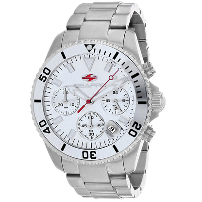 Seapro Men's 43mm Scuba 200 Quartz Chronograph Bracelet Watch