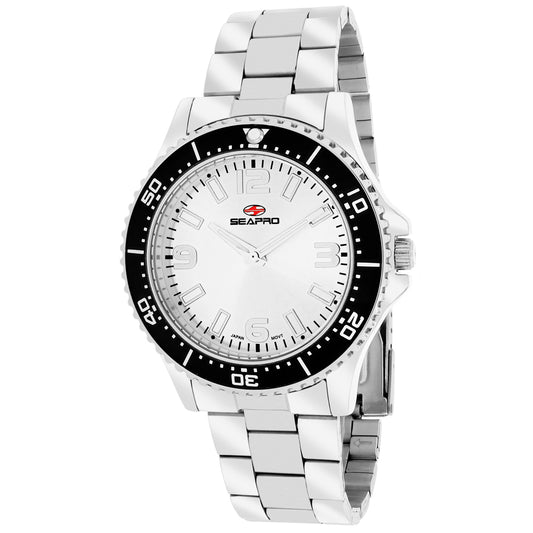 Seapro Women's 40mm Tideway Quartz White Dial Bracelet Watch