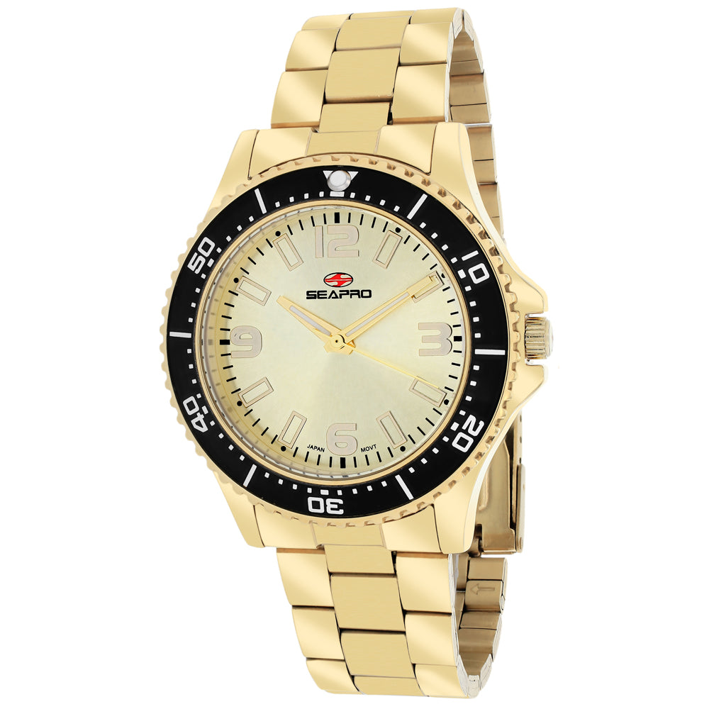 Seapro Women's 40mm Tideway Quartz Goldtone Bracelet Watch