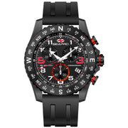 Seapro Men's 44mm Gallantry Quartz Chronograph Rubber Strap Watch