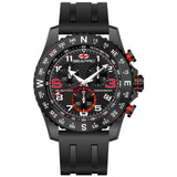 Seapro Men's 44mm Gallantry Quartz Chronograph Rubber Strap Watch