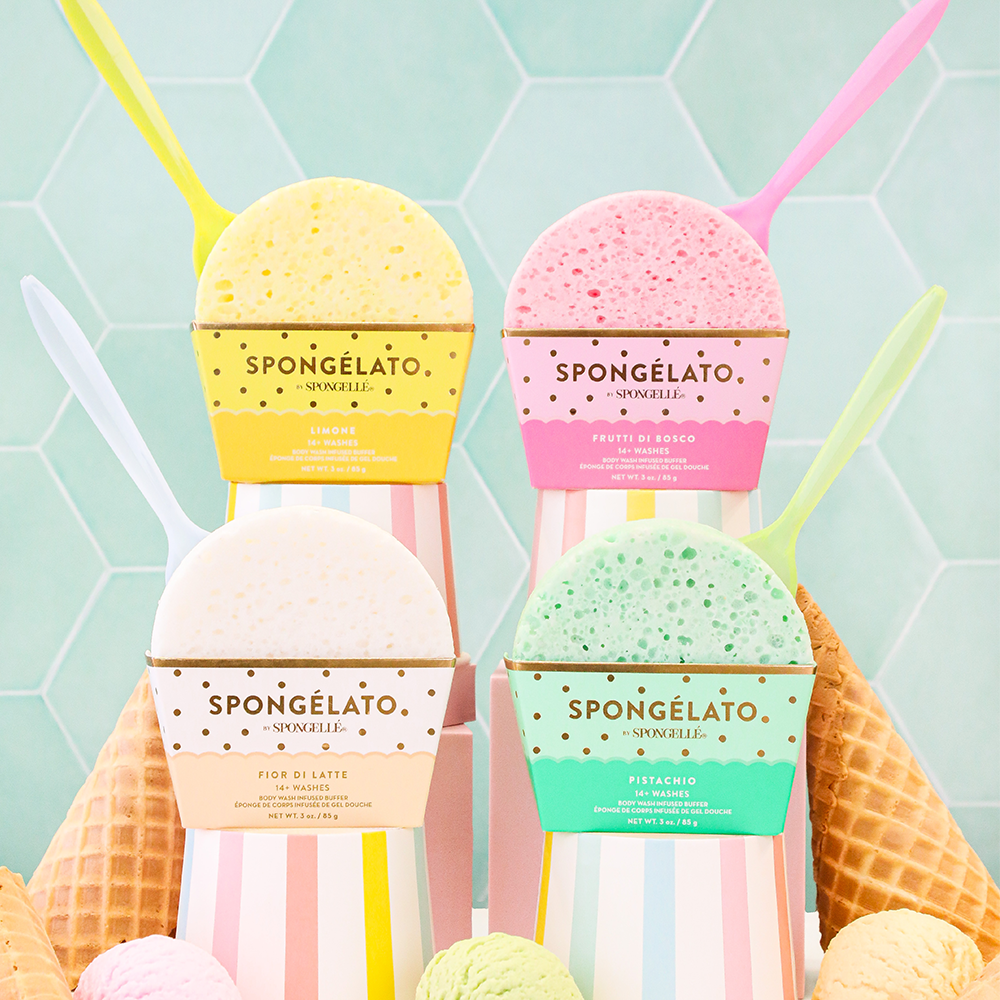 Spongellé Spongelato Assorted 4-Pack