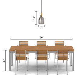 Tiffany-Style Lighting 7" Coralie Textured Silver Glass Bell-Shaped Pendant Light