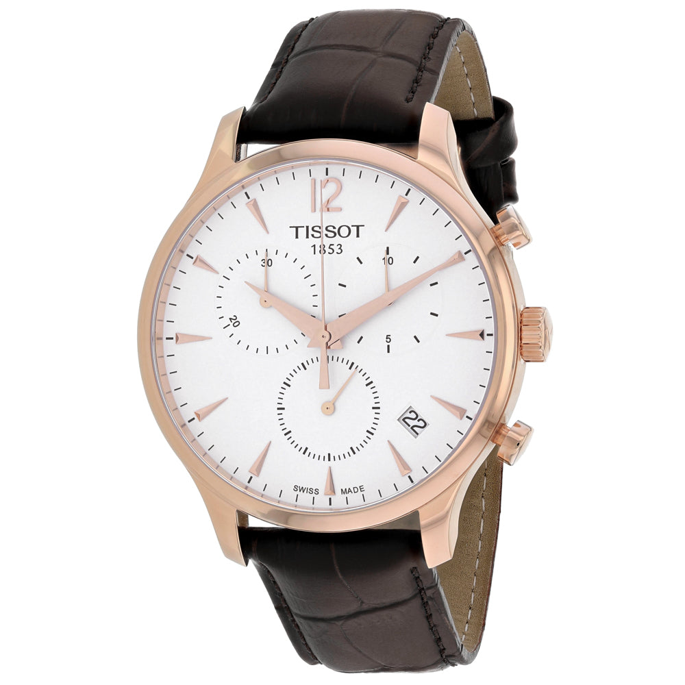 Tissot Men's 42mm Tradition Swiss Made Quartz Leather Strap Watch