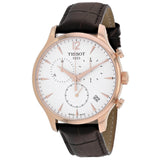 Tissot Men's 42mm Tradition Swiss Made Quartz Leather Strap Watch