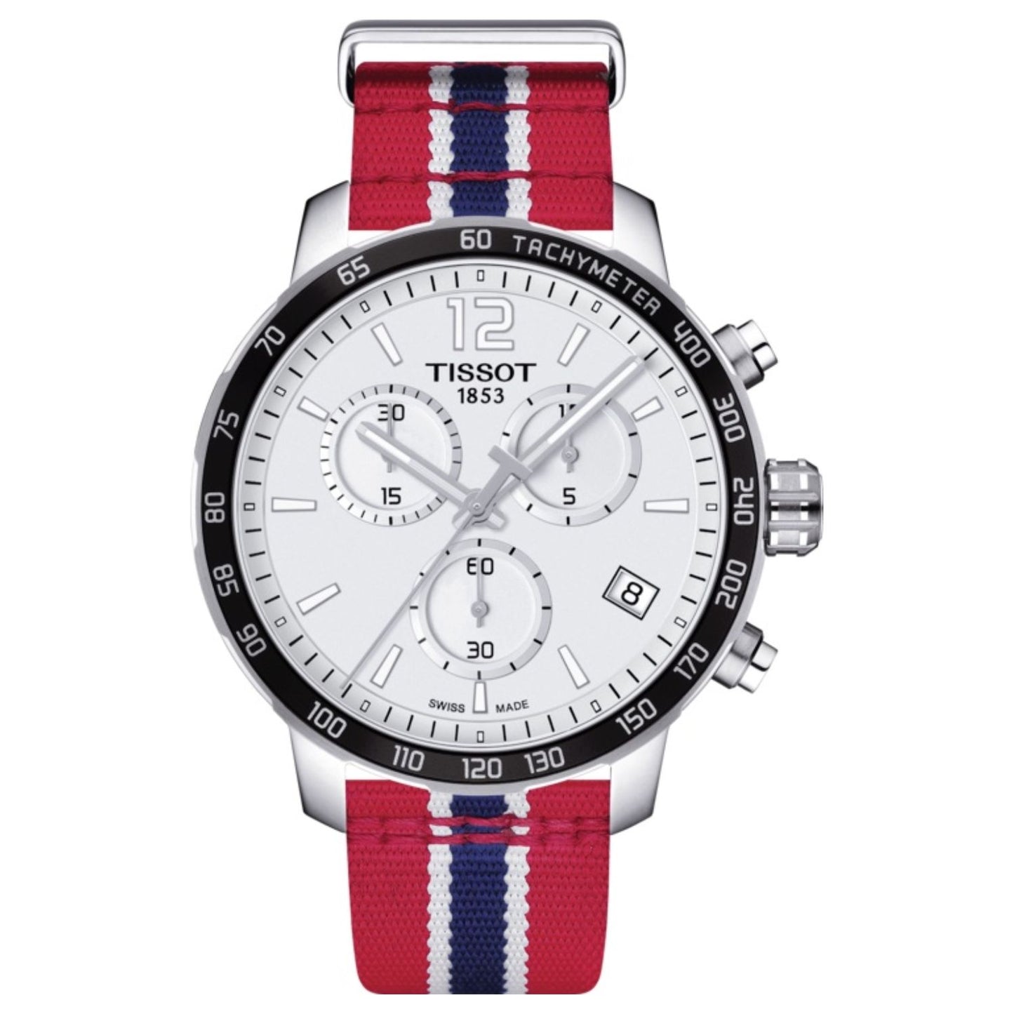 Tissot Men's 42mm Quickster Swiss Made Quartz Nylon Strap Watch