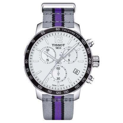 Tissot Men's 42mm Quickster Swiss Made Quartz Nylon Strap Watch