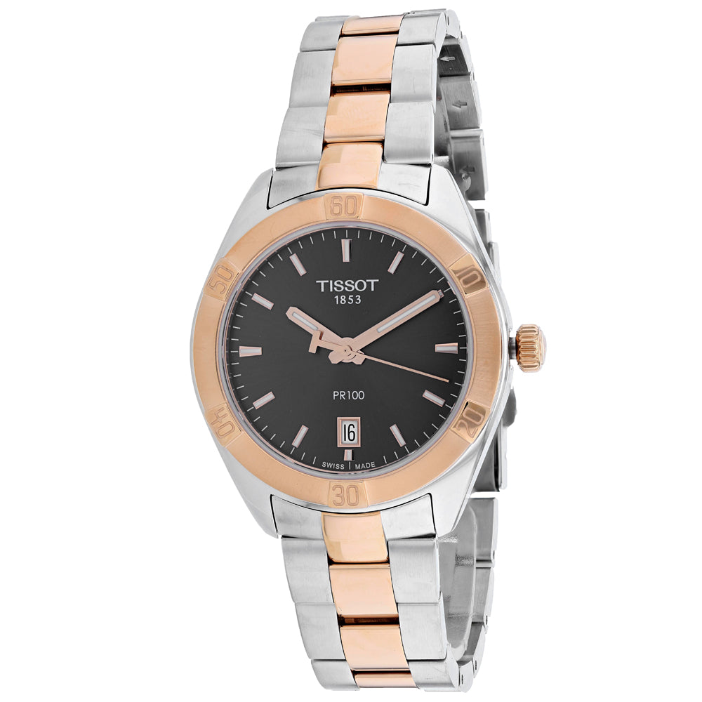 Tissot Men's 34mm PR 100 Sport Chic Swiss Made Quartz Bracelet Watch