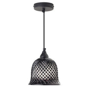 Tiffany-Style Lighting 7" Blair Handblown Glass Bell Shade Pendant
