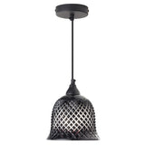 Tiffany-Style Lighting 7" Blair Handblown Glass Bell Shade Pendant