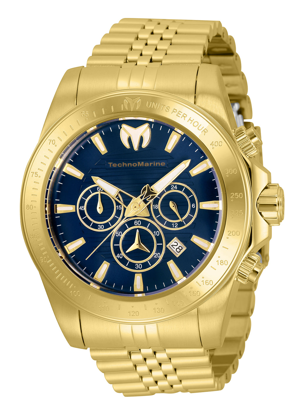 TechnoMarine Men's 47mm Manta Grand Quartz Chronograph Bracelet Watch