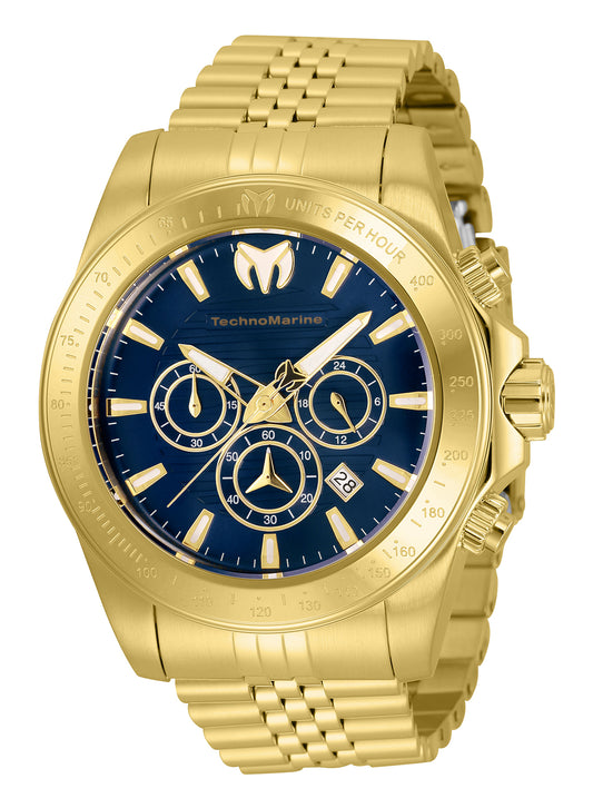 TechnoMarine Men's 47mm Manta Grand Quartz Chronograph Bracelet Watch