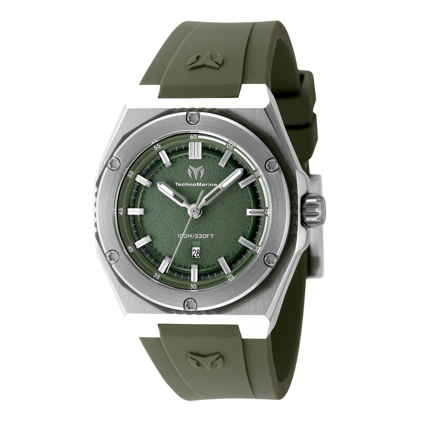 TechnoMarine Women's 36mm Coral Legacy Quartz Silicone Strap Watch