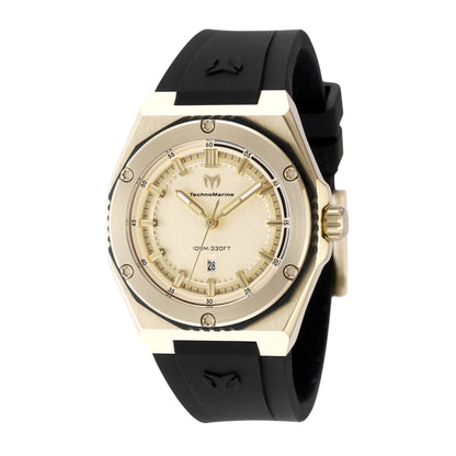 TechnoMarine Women's 36mm Coral Legacy Quartz Silicone Strap Watch