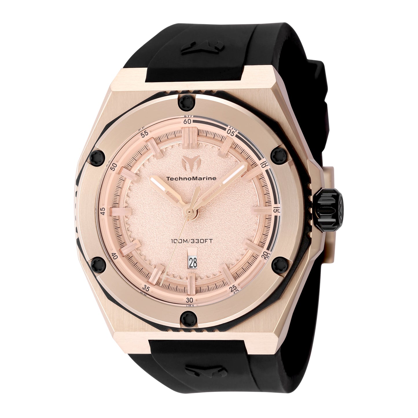 TechnoMarine Women's 36mm Coral Legacy Quartz Silicone Strap Watch