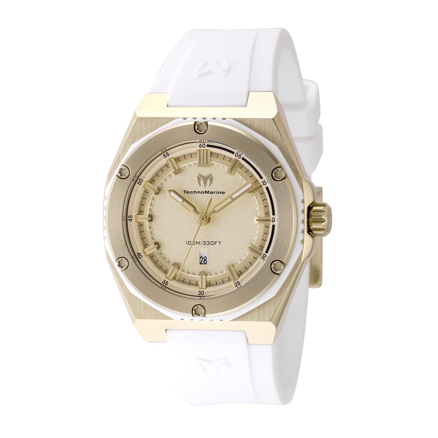 TechnoMarine Women's 36mm Coral Legacy Quartz Silicone Strap Watch