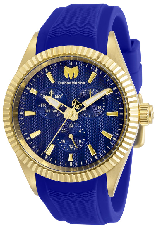TechnoMarine Men's 42mm Sea Dream Quartz Silicone Strap Watch