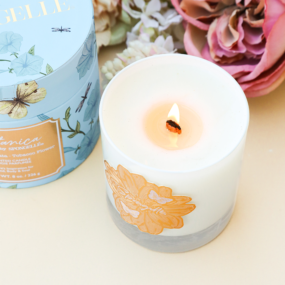Spongellé Botanica Tobacco Flower Candle 8oz