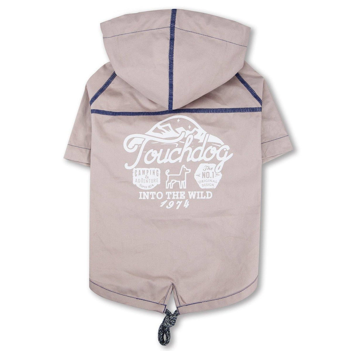 Touchdog 'Cloudburst' Reversible & Waterproof Dog Raincoat