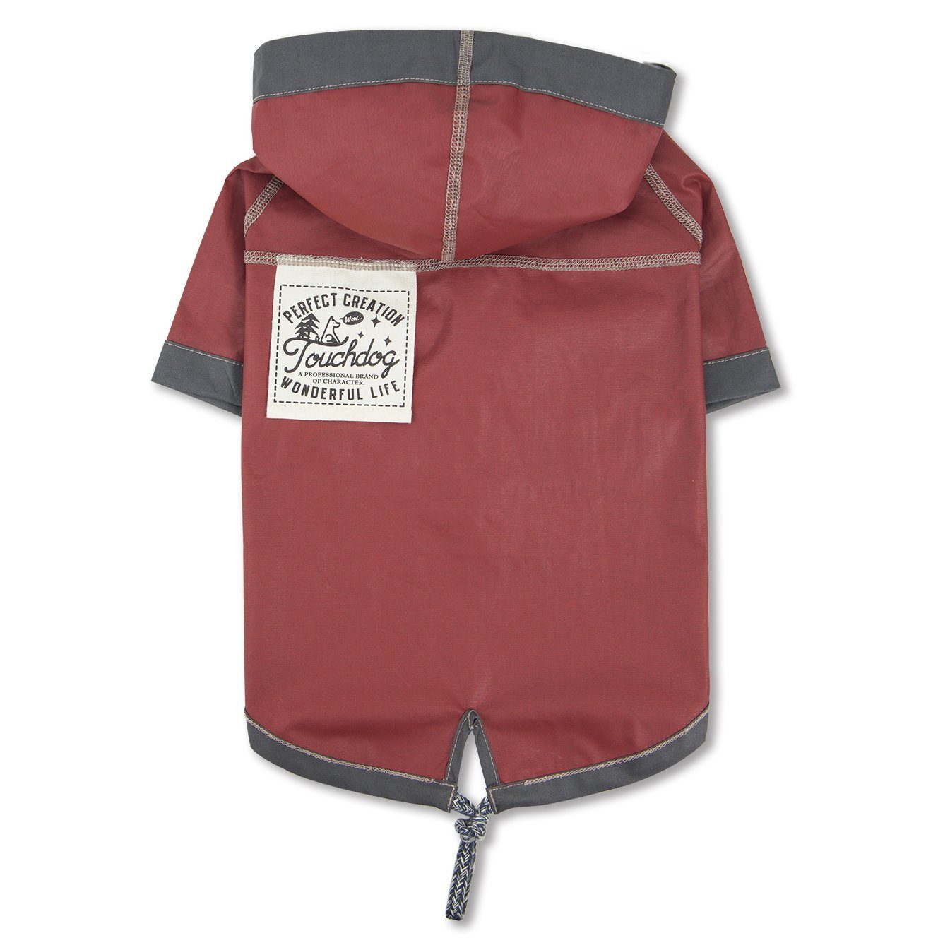 Touchdog 'Cloudburst' Reversible & Waterproof Dog Raincoat