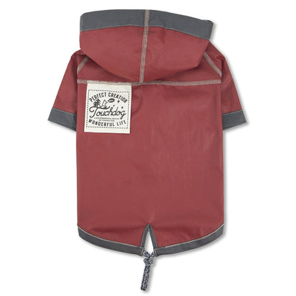 Touchdog 'Cloudburst' Reversible & Waterproof Dog Raincoat