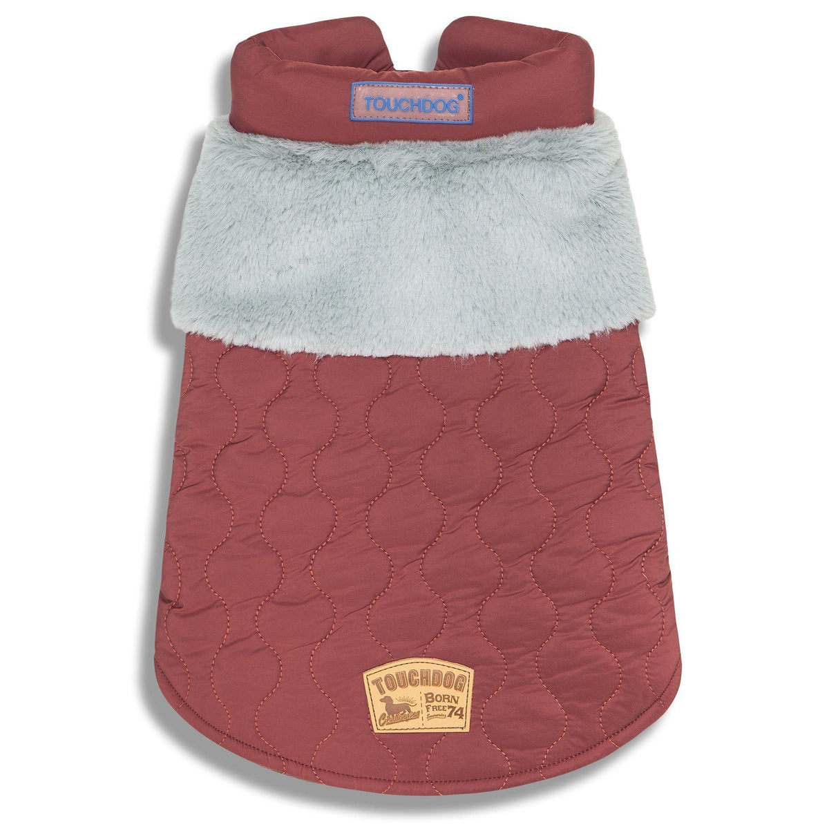 Touchdog 'Furrost-Bite' Fur & Fleece Dog Jacket