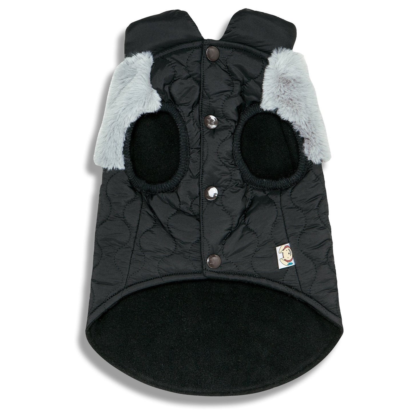 Touchdog 'Furrost-Bite' Fur & Fleece Dog Jacket
