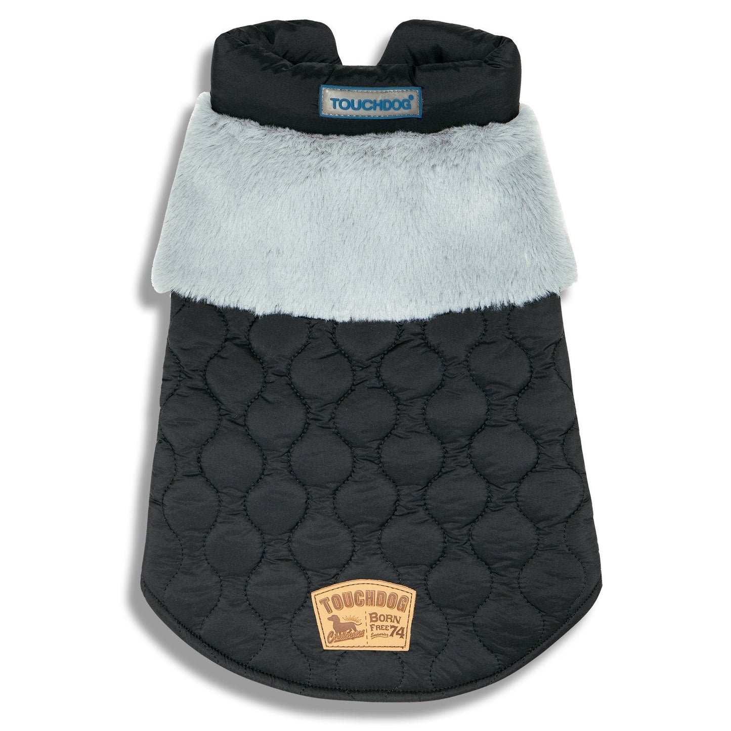 Touchdog 'Furrost-Bite' Fur & Fleece Dog Jacket